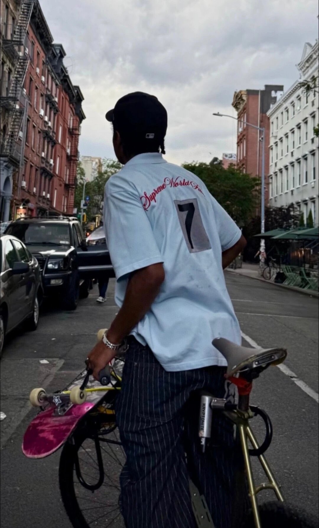 Supreme Embroidered Logo Polo Shirt