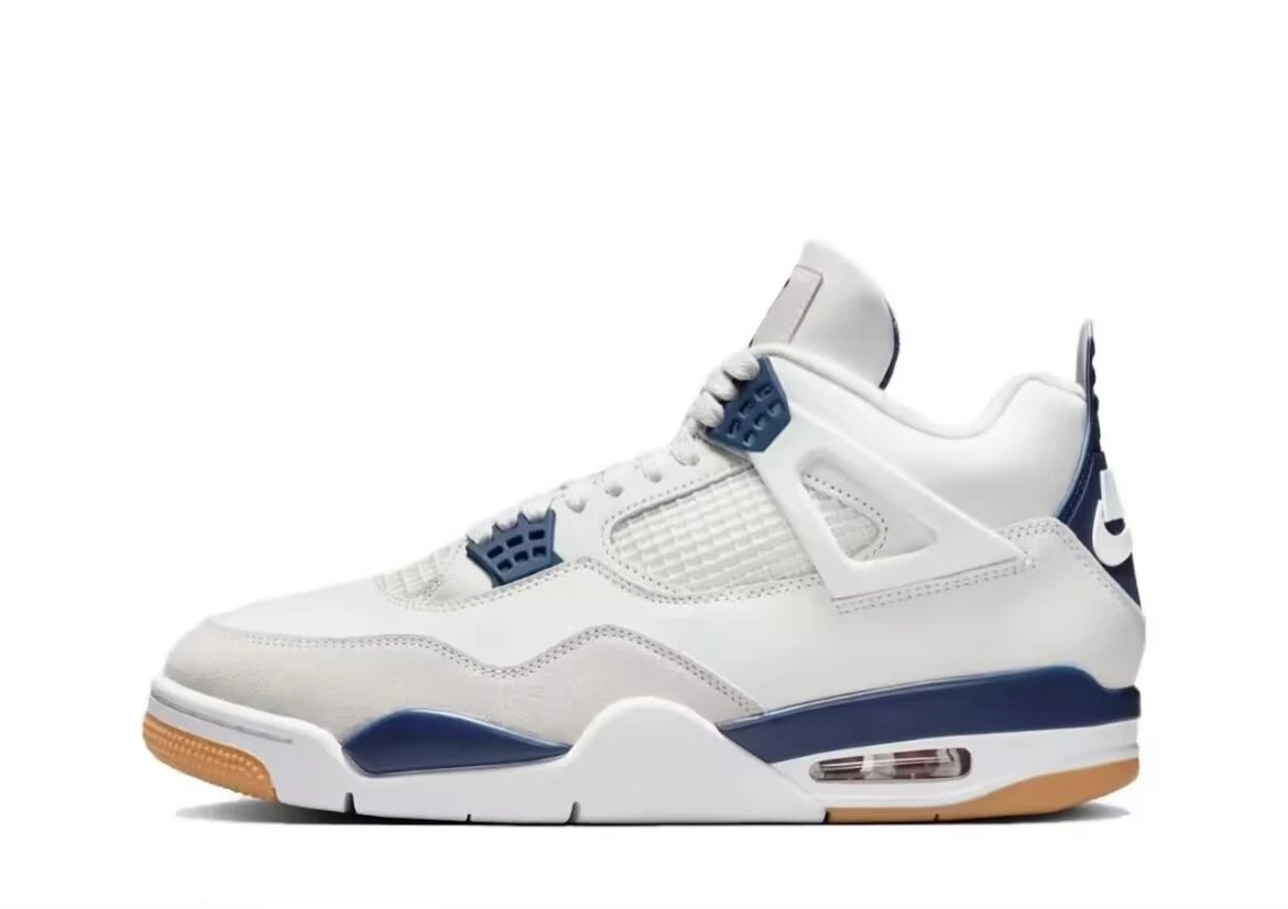 AJ4 White Blue DR5415-100