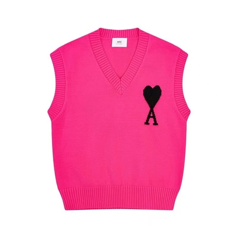 Vest sweater pink
