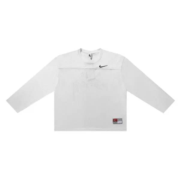 Stussy Air Mesh Long Sleeve Top White - 2