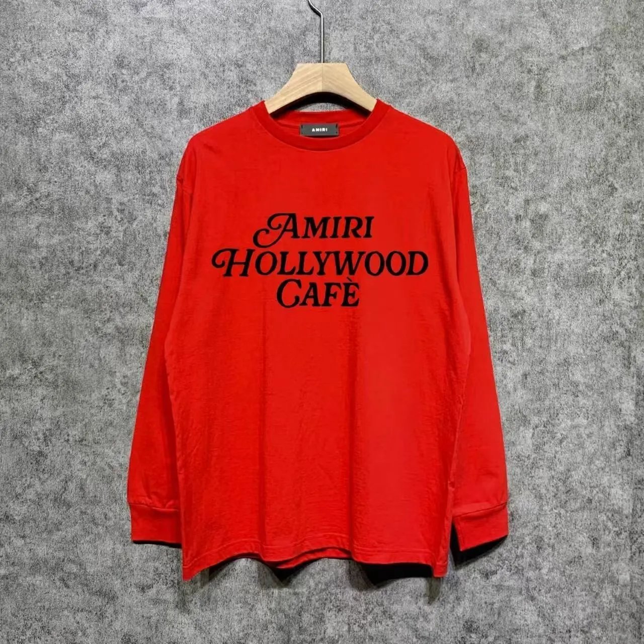Amiri Hollywood Café Black Long-Sleeve T-Shirt - 3