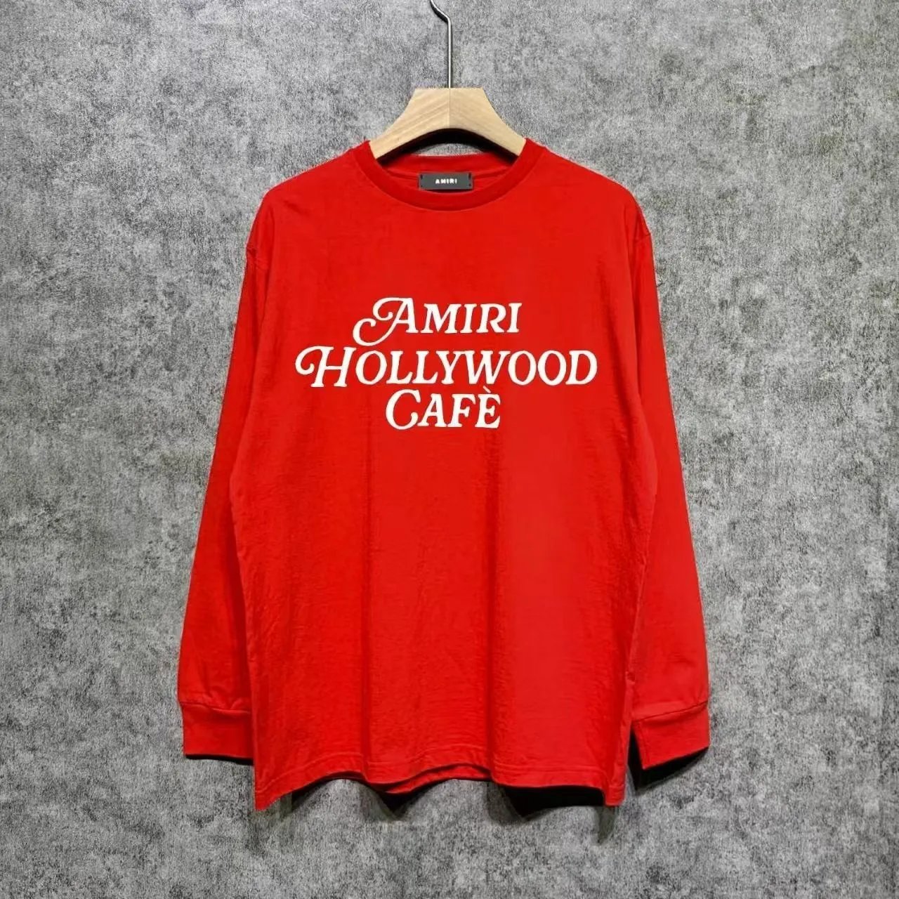Amiri Hollywood Café Black Long-Sleeve T-Shirt - 4
