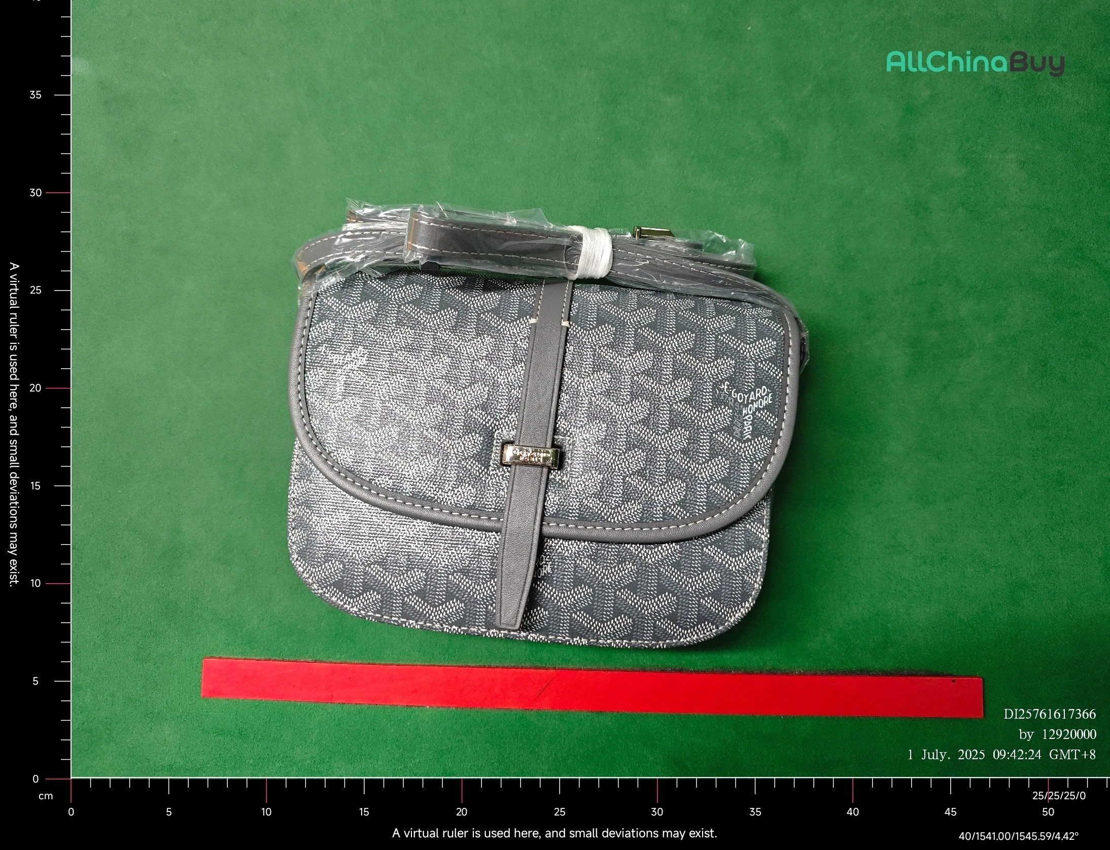 Goyard Saint-Louis PM Black and Tan Crossbody Saddle Bag - 4