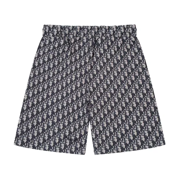 Dior Oblique Tape Shorts Black - 39