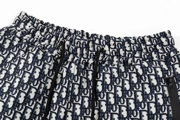 Dior Oblique Tape Shorts Black - 57