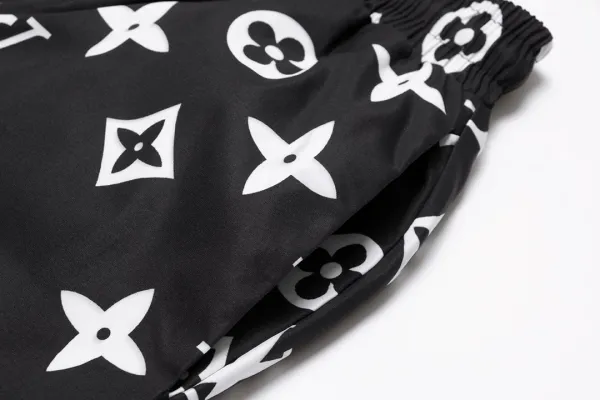 Louis Vuitton Monogram Velvet Shorts Black - 42