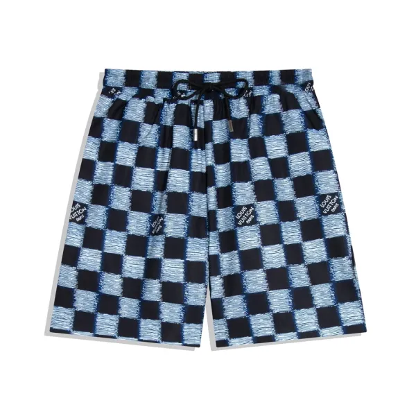 Louis Vuitton Monogram Velvet Shorts Black - 30