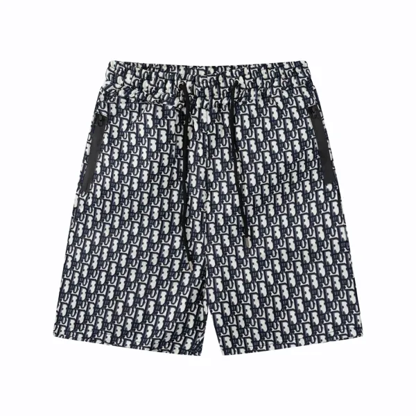 Dior Oblique Tape Shorts Black - 56