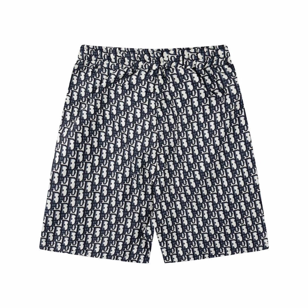 Dior Oblique Tape Shorts Black - 64