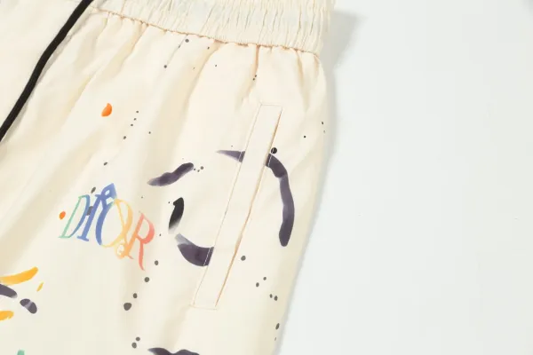 Dior Oblique Tape Shorts Black - 13