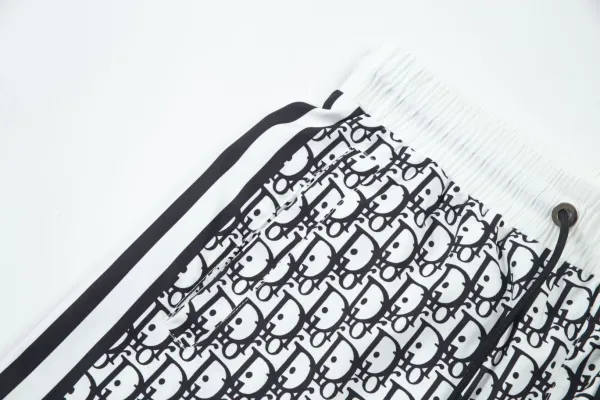 Dior Oblique Tape Shorts Black - 35