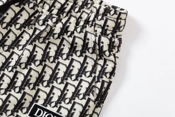 Dior Oblique Tape Shorts Black - 26