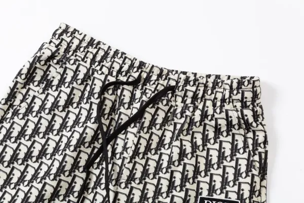 Dior Oblique Tape Shorts Black - 24