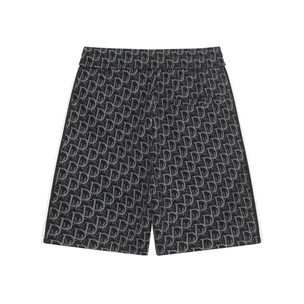 Dior Oblique Tape Shorts Black - 66