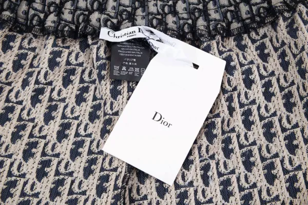 Dior Oblique Tape Shorts Black - 45
