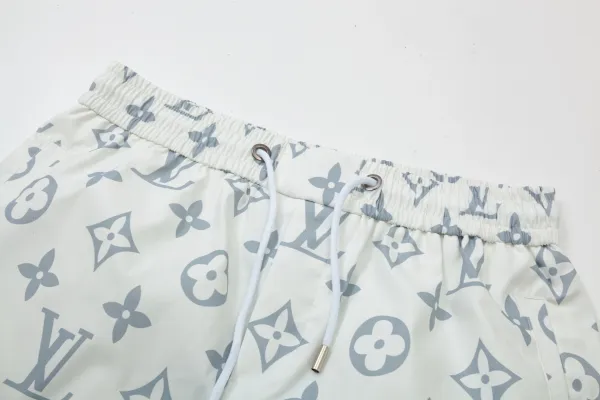Louis Vuitton Monogram Print Swim Shorts Black - 13