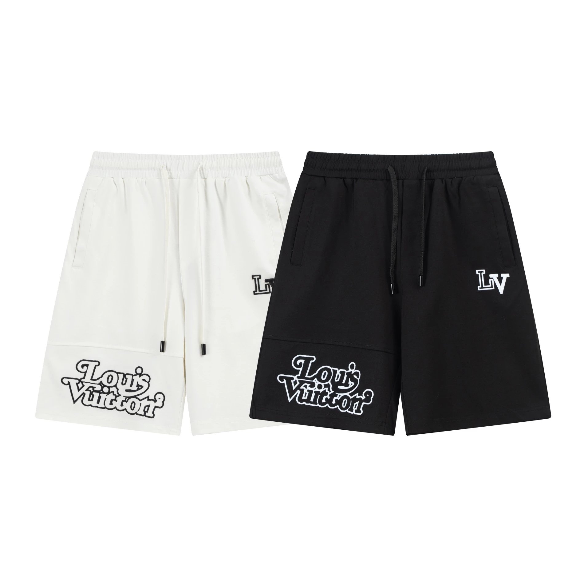 Off-White Floral Print Drawstring Shorts Multicolor - 28