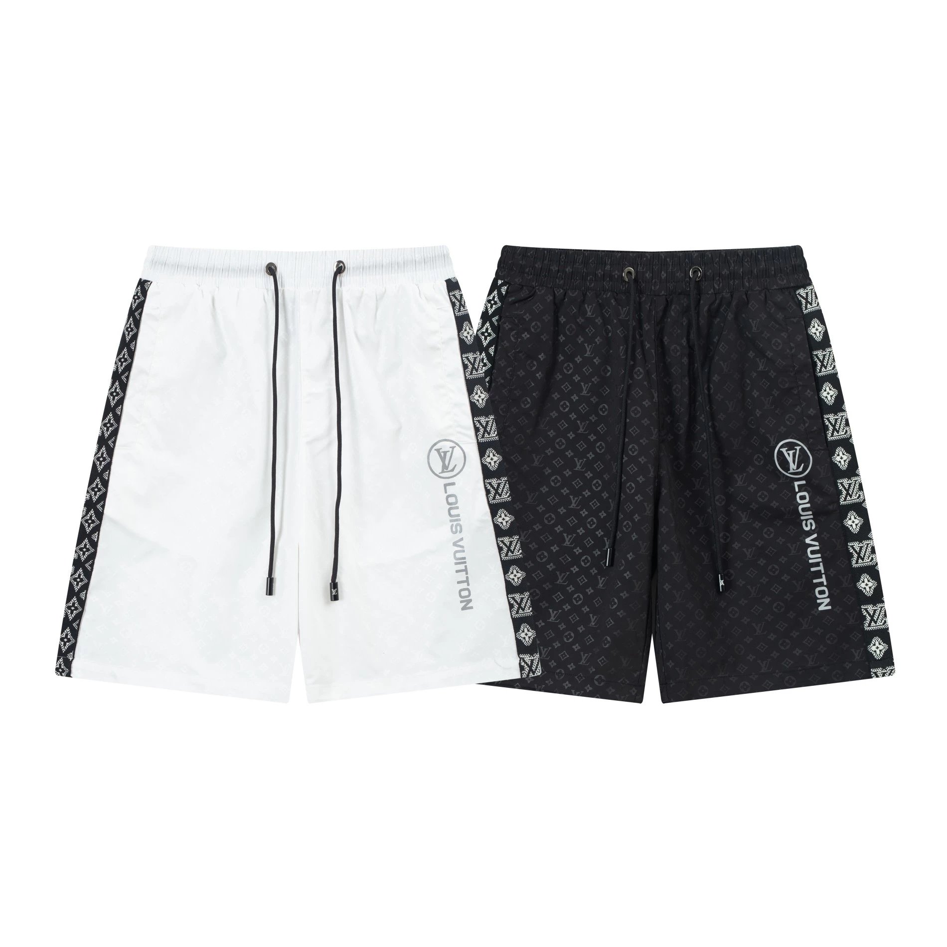 Off-White Floral Print Drawstring Shorts Multicolor - 19