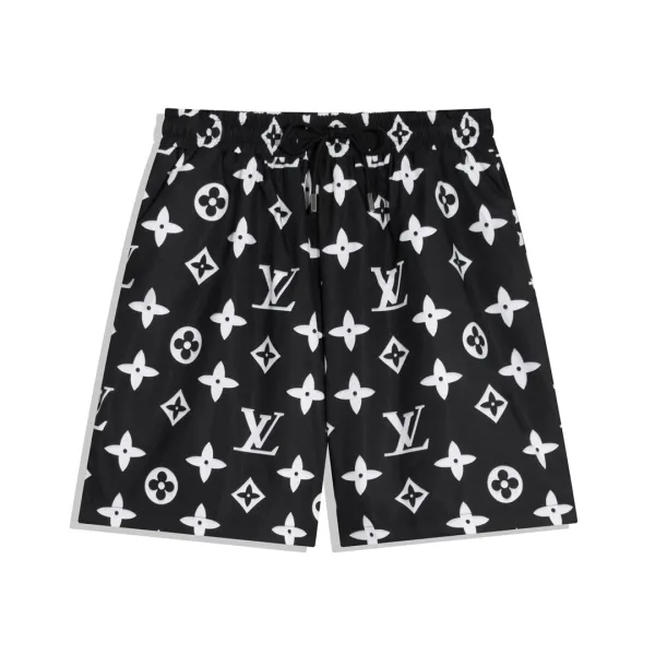 Louis Vuitton Monogram Velvet Shorts Black - 40