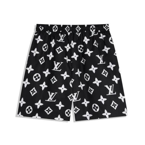 Louis Vuitton Monogram Velvet Shorts Black - 39