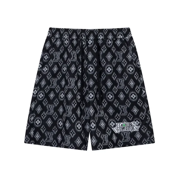 Off-White Floral Print Drawstring Shorts Multicolor - 29