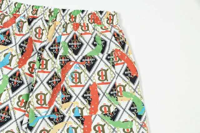 Burberry Shorts Elastic-Waist Drawstring Logo product detail image 13