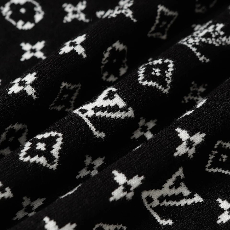 Gucci GG Monogram Knit Sweater Black product detail 16 in Litbuy spreadsheet finds