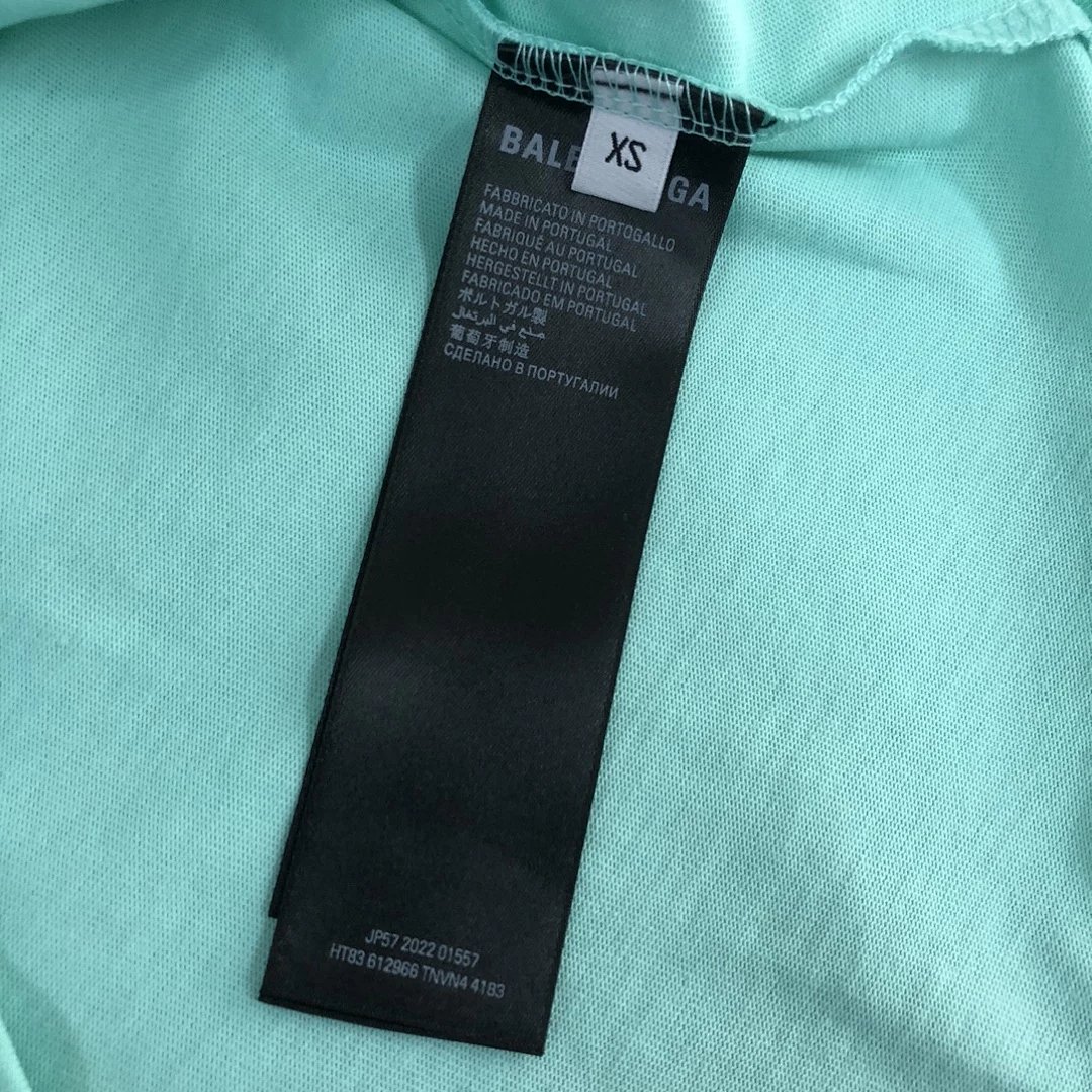 Balenciaga Logo Print White T-Shirt product detail 34 in Litbuy spreadsheet finds