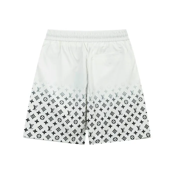 Louis Vuitton Monogram Print Swim Shorts Black - 30