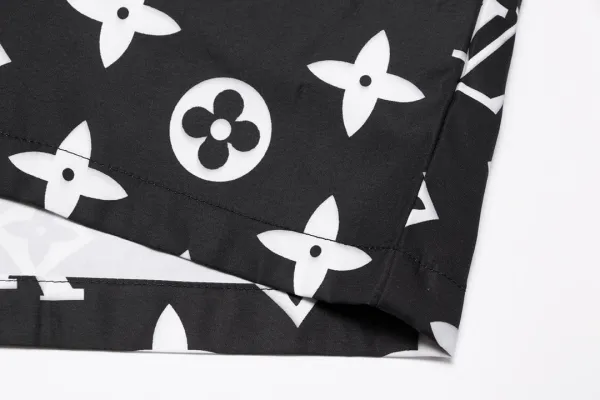 Louis Vuitton Monogram Velvet Shorts Black - 43