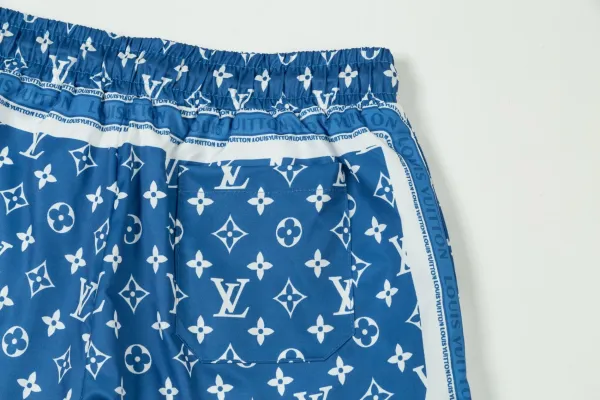 Louis Vuitton Monogram Print Swim Shorts Black - 51