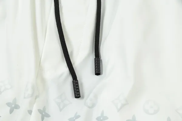 Louis Vuitton Monogram Print Swim Shorts Black - 35