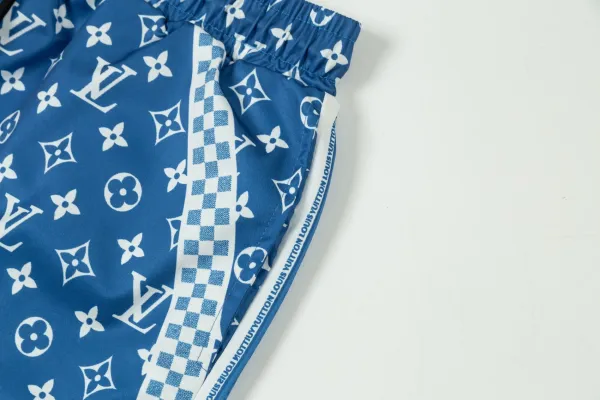 Louis Vuitton Monogram Print Swim Shorts Black - 50