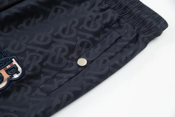 Burberry Monogram Print Swim Shorts Black - 49