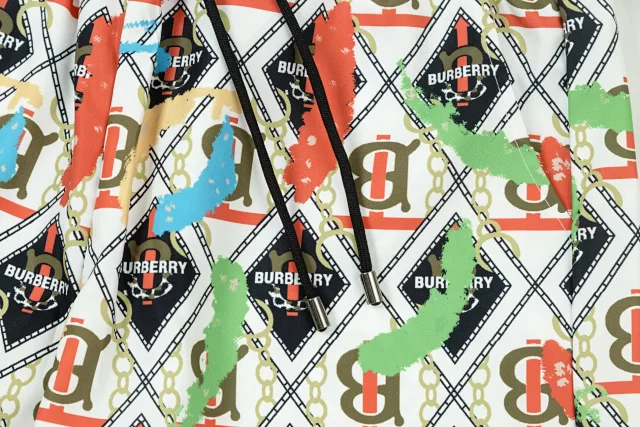 Burberry Shorts Elastic-Waist Drawstring Logo product detail image 14