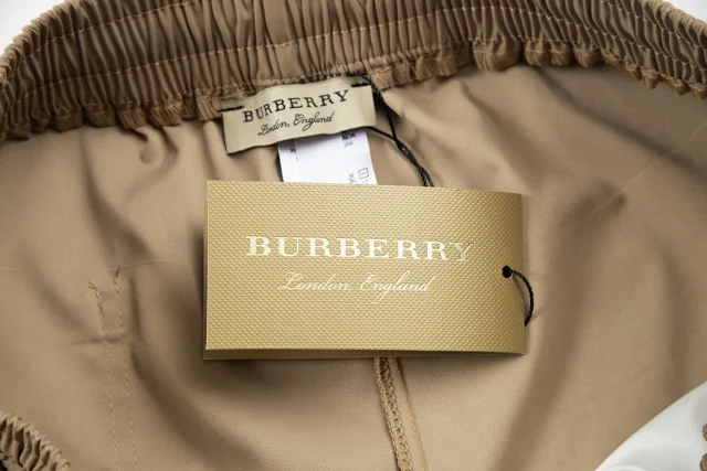 Burberry Shorts Elastic-Waist Drawstring Logo product detail image 61