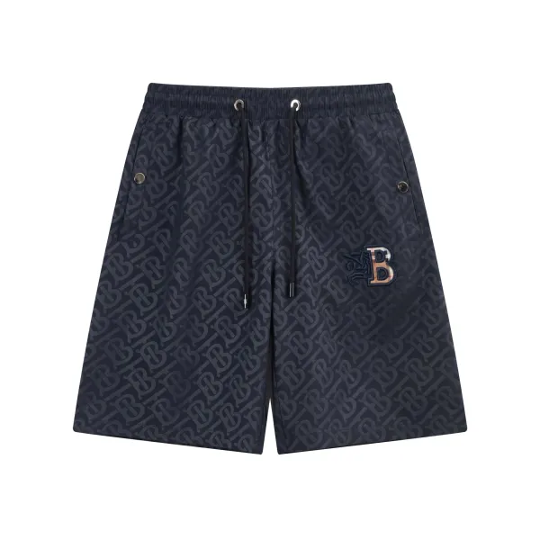 Burberry Monogram Print Swim Shorts Black - 47