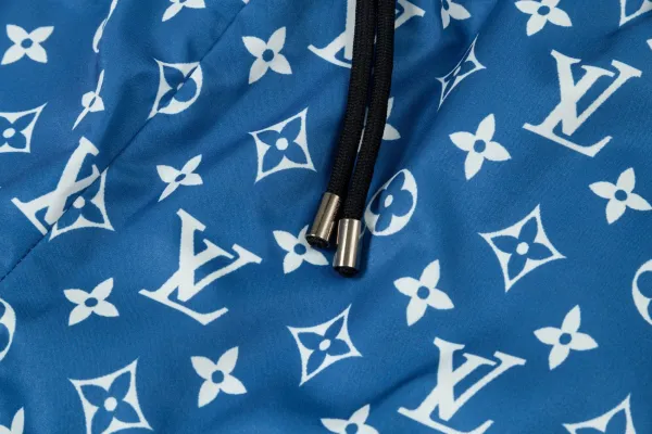 Louis Vuitton Monogram Print Swim Shorts Black - 52