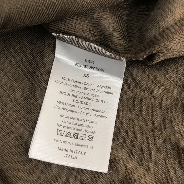 Dior T-Shirts Oblique-pattern crew-neck product detail image 23