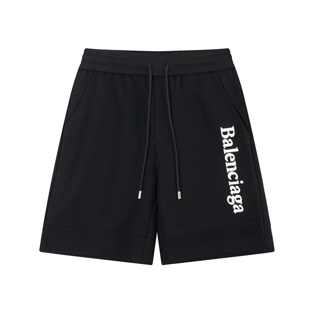 Balenciaga Shorts Logo-print drawstring product detail image 28
