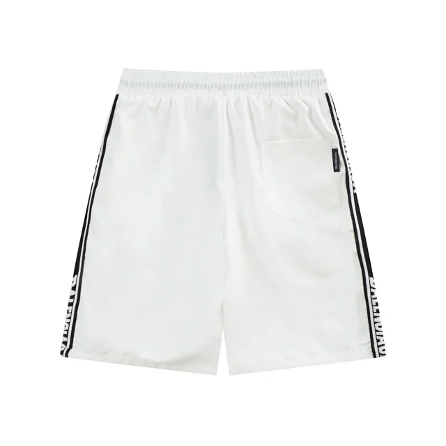 Balenciaga Shorts Logo-print drawstring product detail image 54