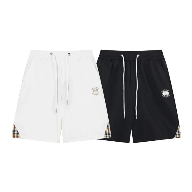 Burberry Shorts Elastic-Waist Drawstring Logo product detail image 45