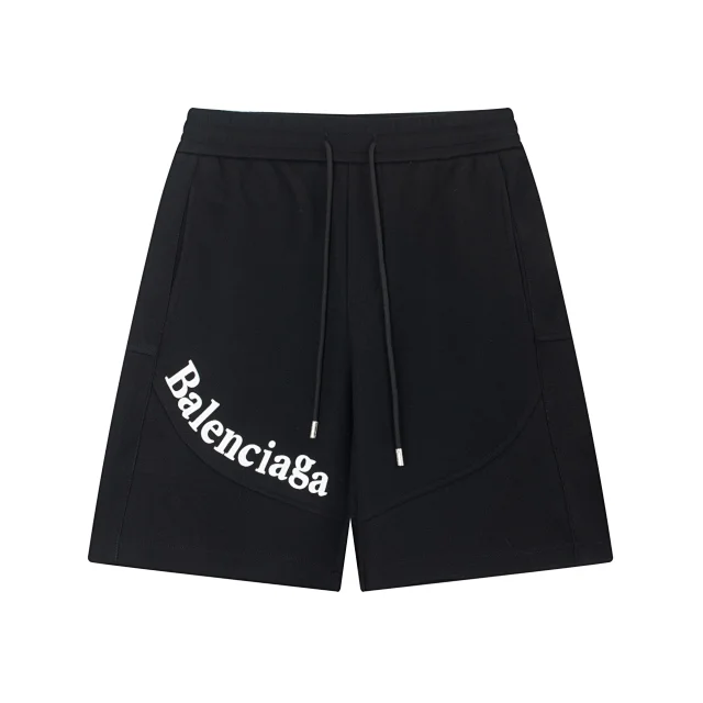 Balenciaga Shorts Logo-print drawstring product detail image 19