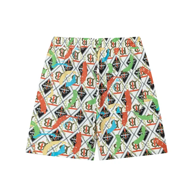 Burberry Shorts Elastic-Waist Drawstring Logo product detail image 11
