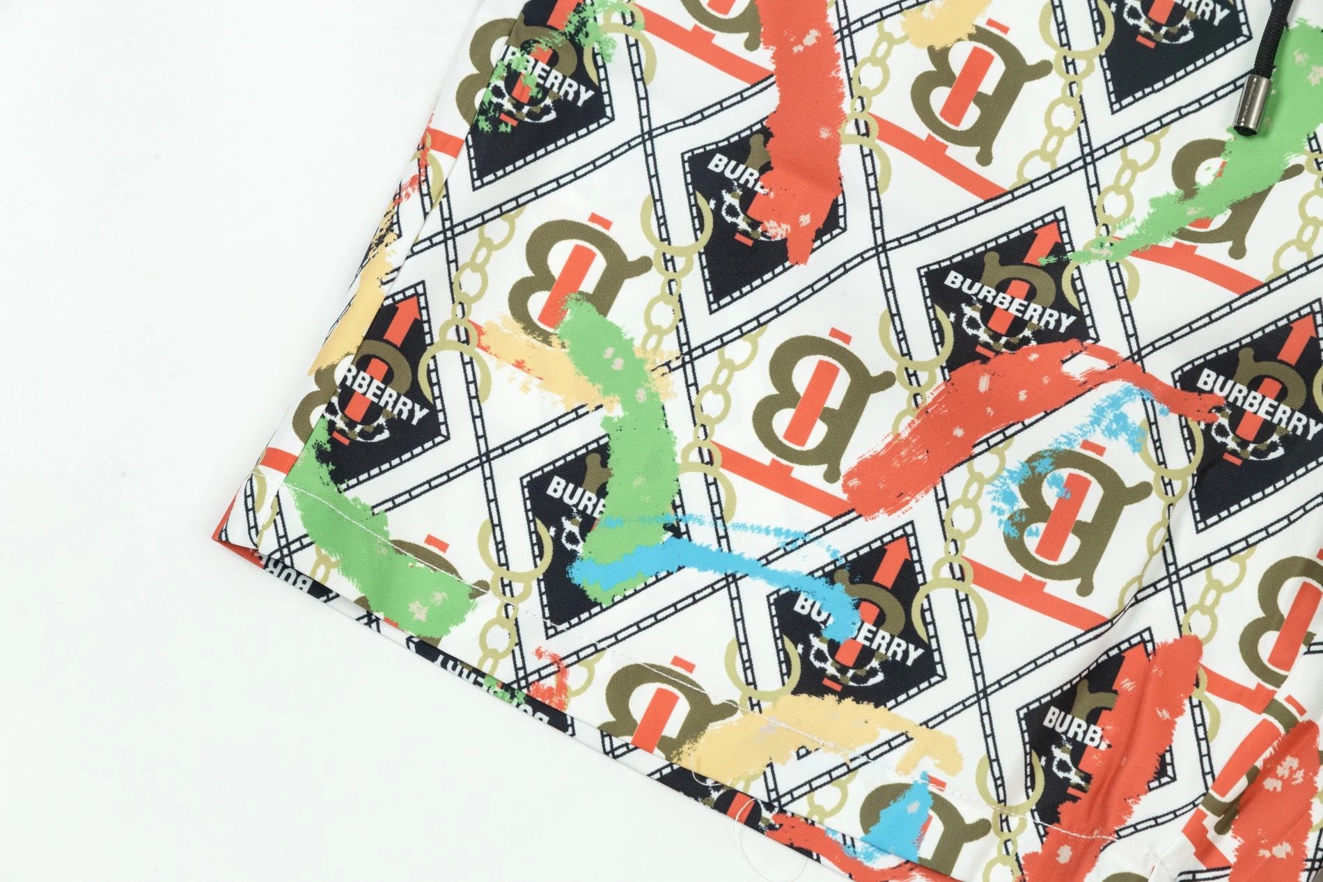 Burberry Monogram Print Swim Shorts Black - 16