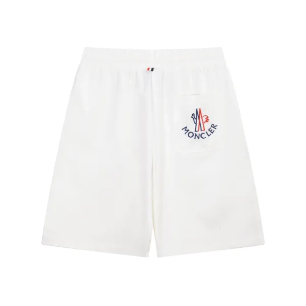 Moncler Logo-Embroidered Zip-Pocket Shorts Black - 29