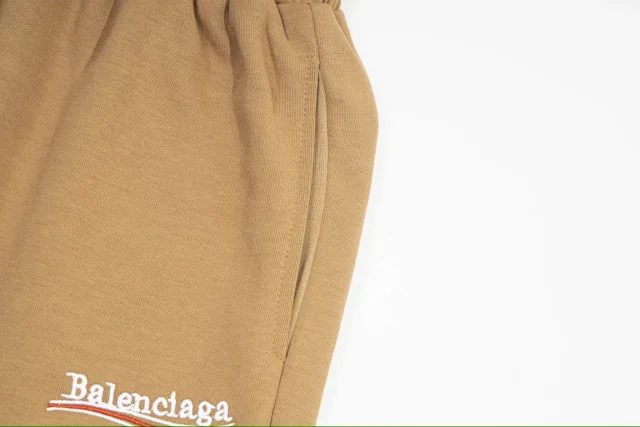 Balenciaga Shorts Logo-print drawstring product detail image 42