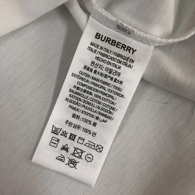 Burberry T-Shirts Crew-neck logo-print short-sleeve T-shirt product detail image 15