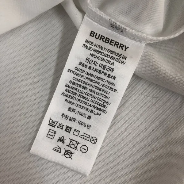 Burberry Embroidered Pocket T-Shirt White - 16