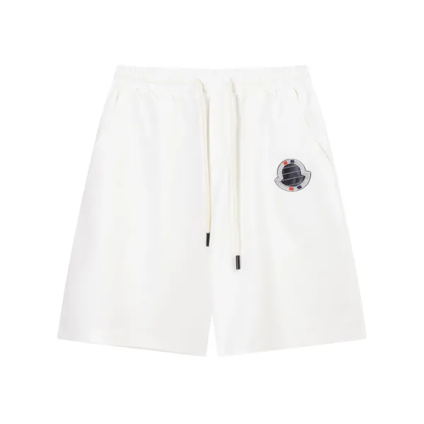 Moncler Logo-Embroidered Zip-Pocket Shorts Black - 28